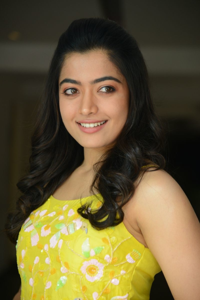 Rashmika Mandanna stills at Bheeshma movie interview