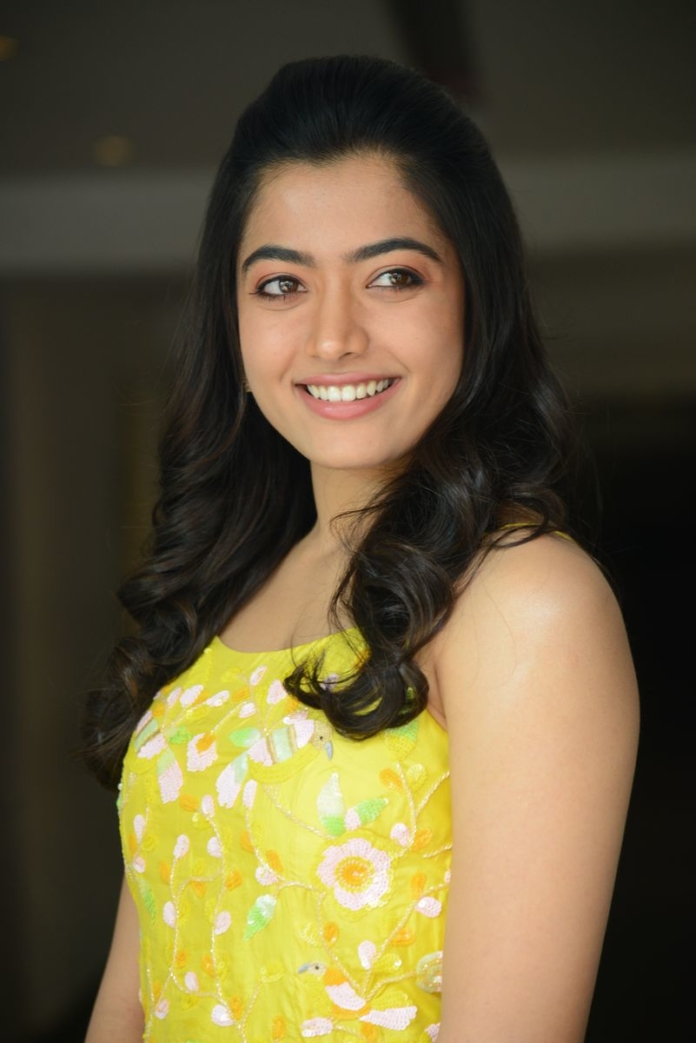 Rashmika Mandanna stills at Bheeshma movie interview