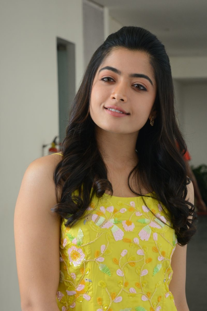 Rashmika Mandanna stills at Bheeshma movie interview