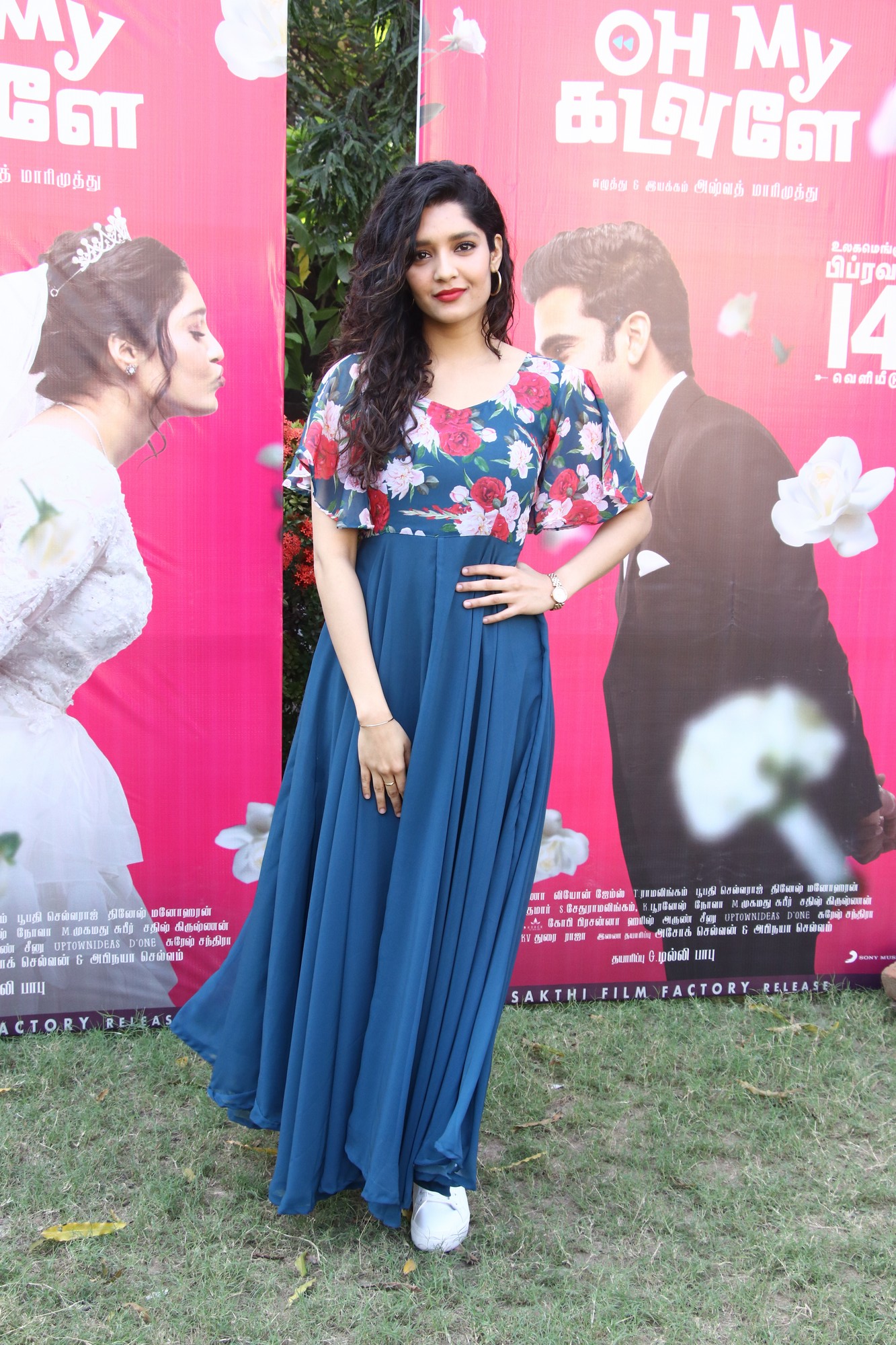 Ritika Singh stills at Oh My Kadavule movie press meet