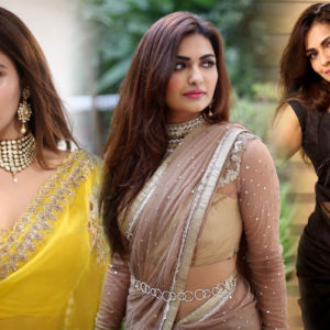 Arthi Venkatesh in saree stills