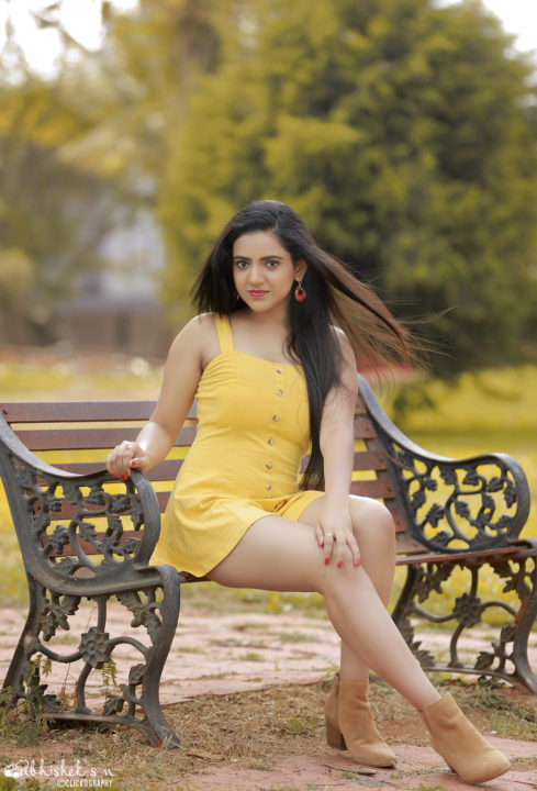 Harshitha Gowda hot photoshoot stills by Abhishek SN