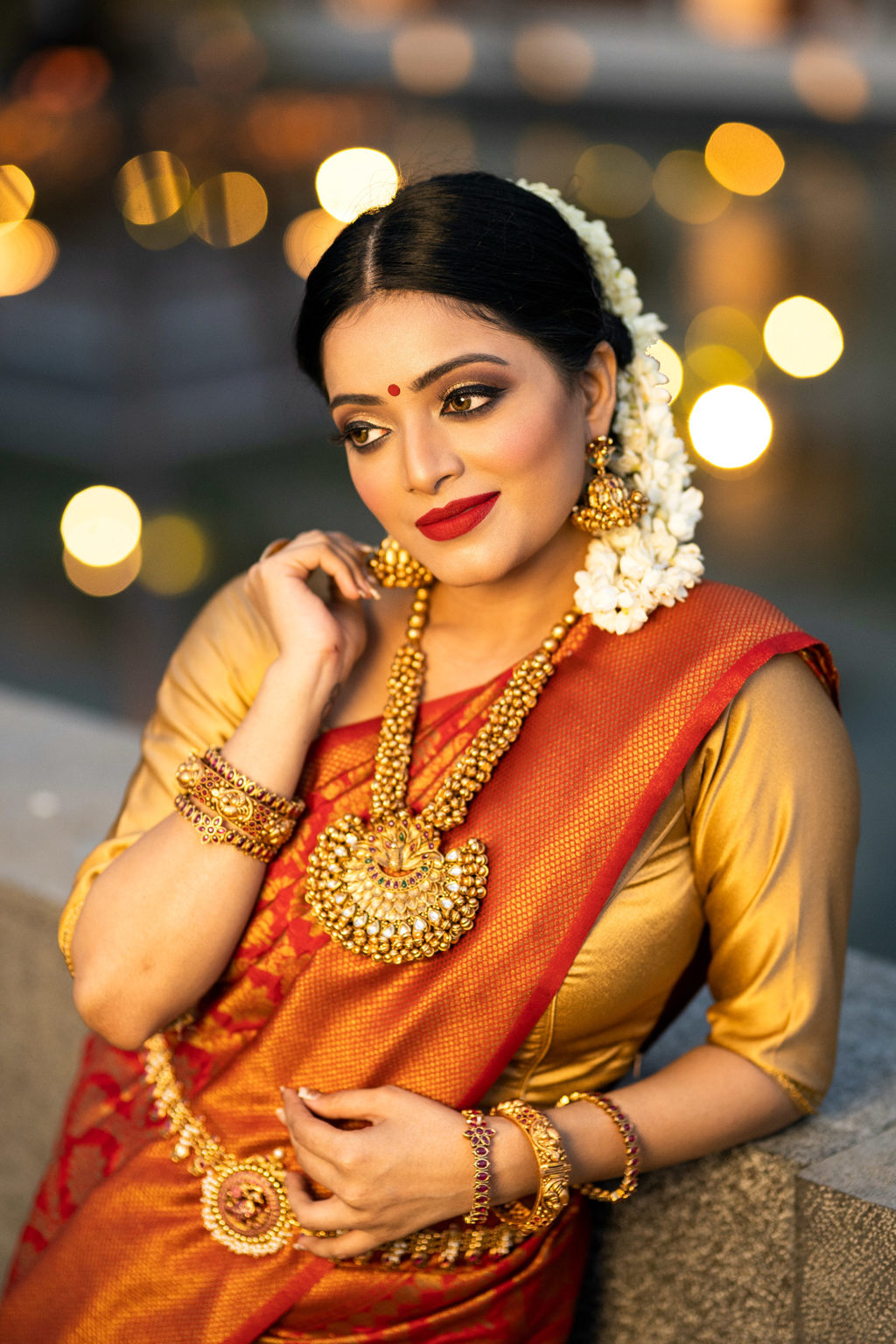 Janani Iyer beautiful stills in bridal wear - South Indian Actress