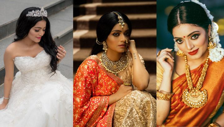 Janani Iyer beautiful stills in bridal wear