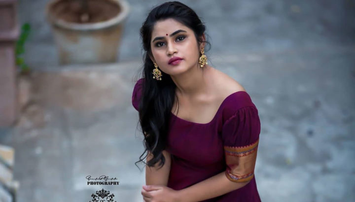 Sowmya Dhanavath photoshoot stills in Duta Couture