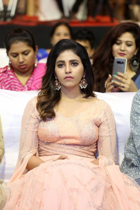 Anjali at Nishabdham Movie Pre Release Event