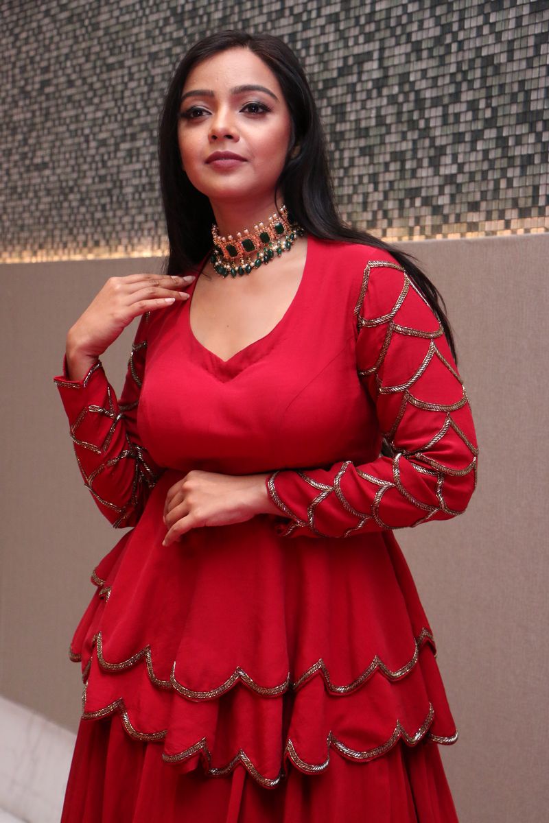 Nithya Shetty at O Pitta Katha Pre-Release Event