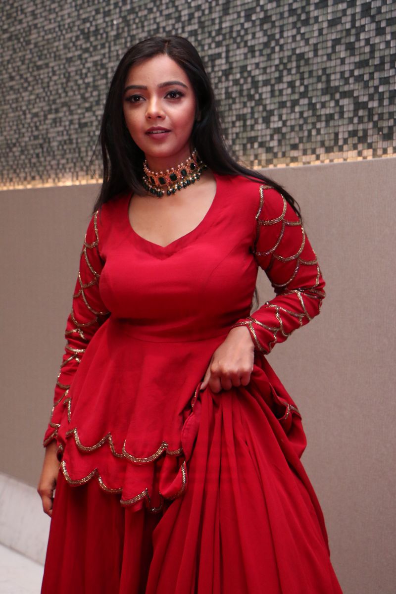 Nithya Shetty at O Pitta Katha Pre-Release Event