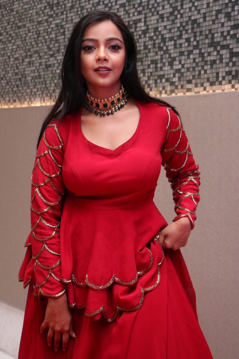 Nithya Shetty at O Pitta Katha Pre-Release Event