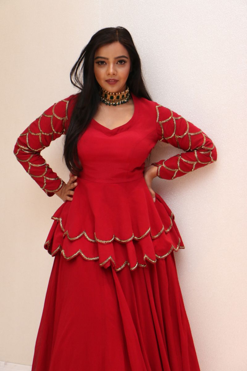 Nithya Shetty at O Pitta Katha Pre-Release Event