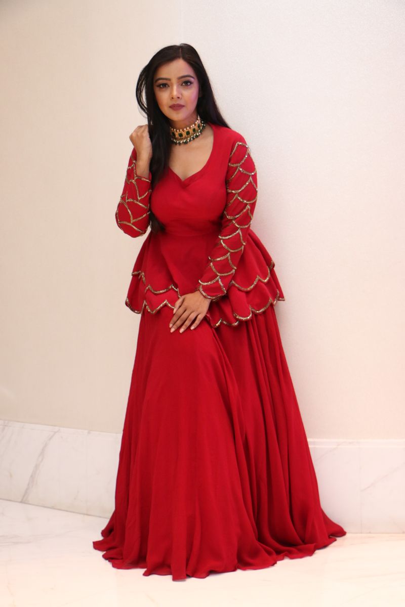 Nithya Shetty at O Pitta Katha Pre-Release Event