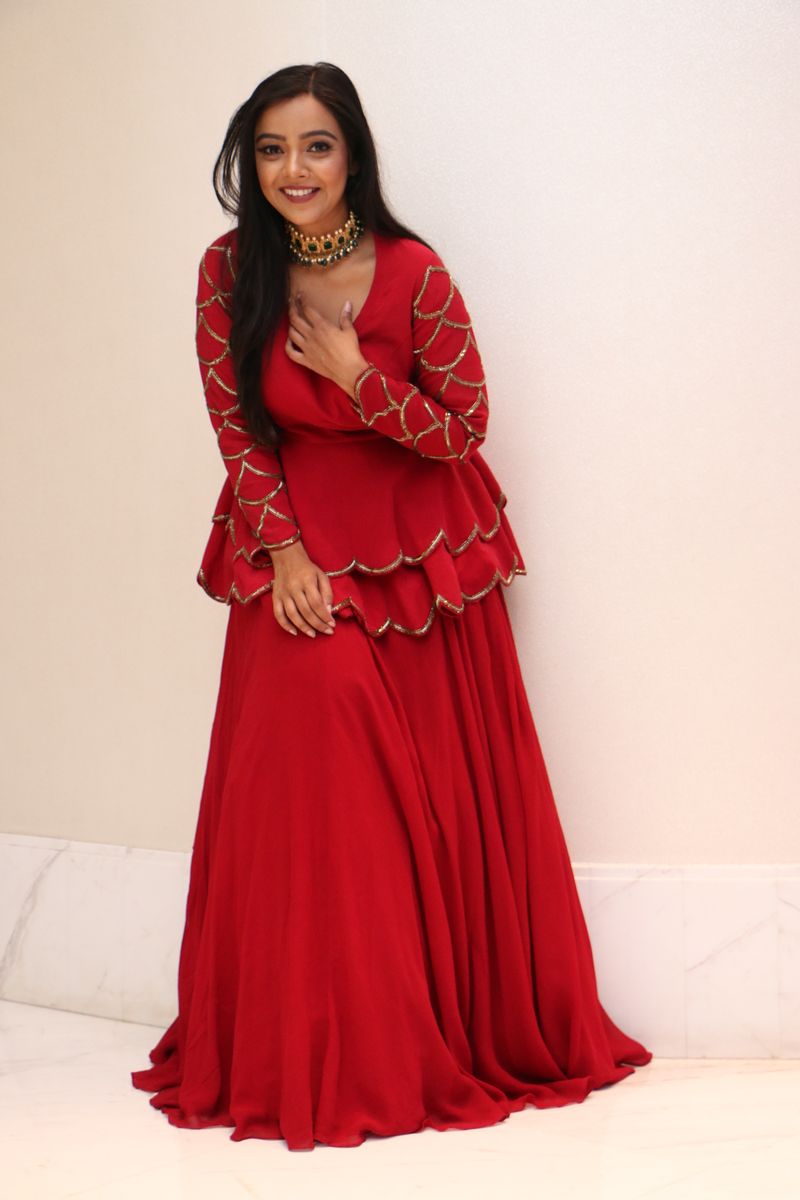 Nithya Shetty at O Pitta Katha Pre-Release Event