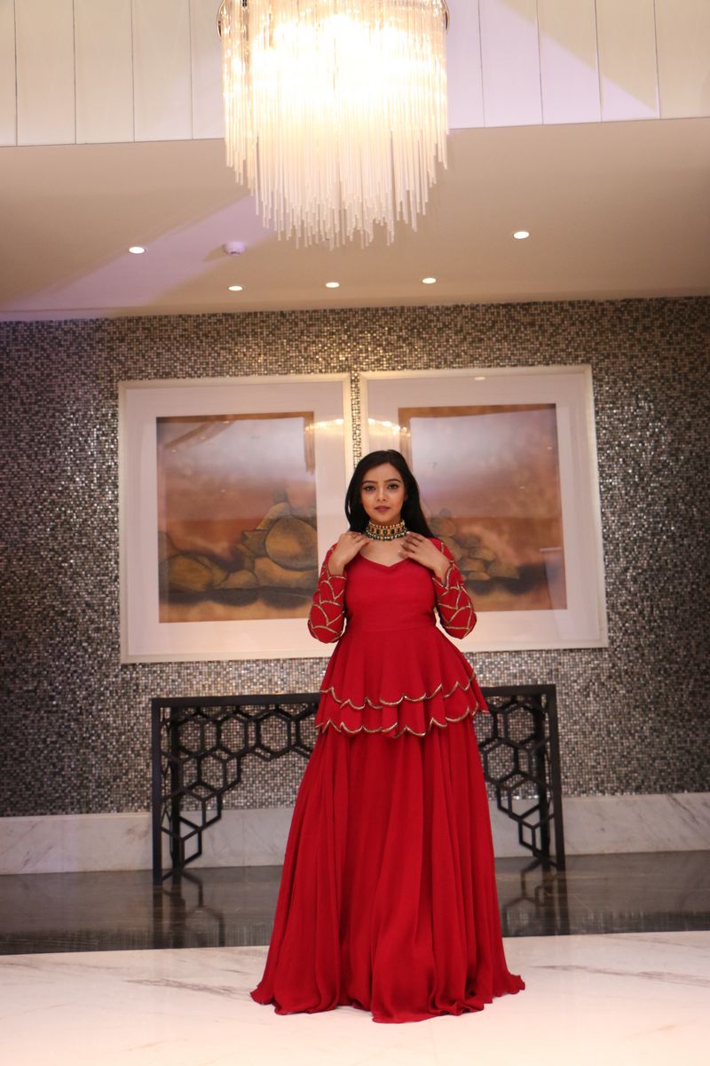 Nithya Shetty at O Pitta Katha Pre-Release Event