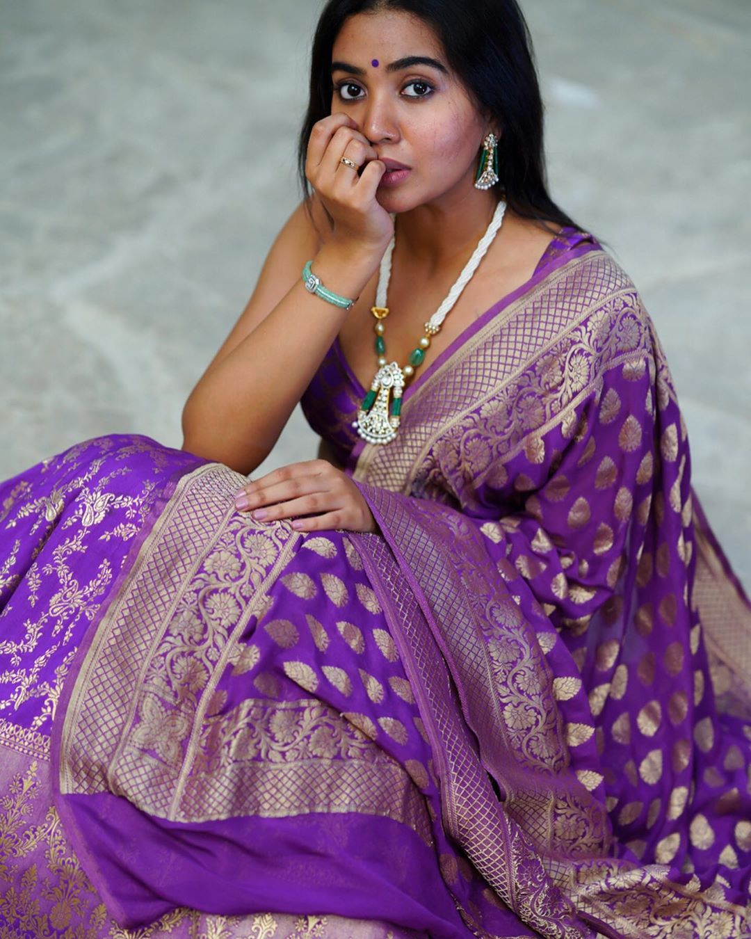 Shivathmika Rajashekar hot stills in gagra choli