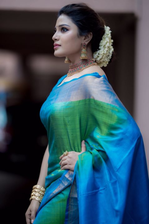Aathmika - South Indian actress photos in saree