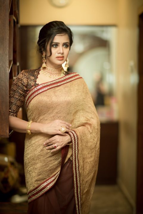 Anjana Rangan - South Indian actress photos in saree