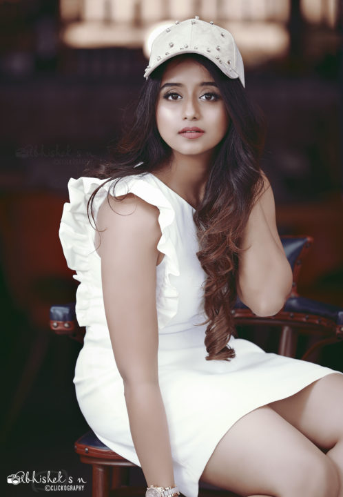 Chaitra Vasudevan photoshoot stills by Abhishek SN