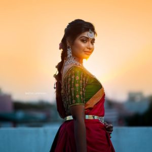 Dharsha Gupta saree photos