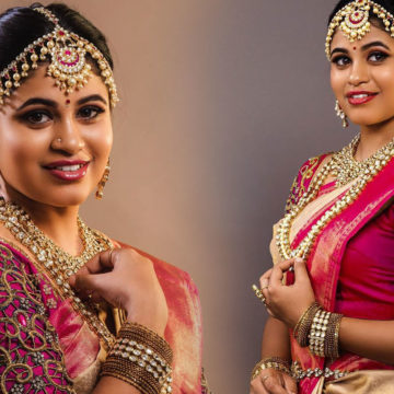 Pujitha Devaraju bridal photoshoot stills