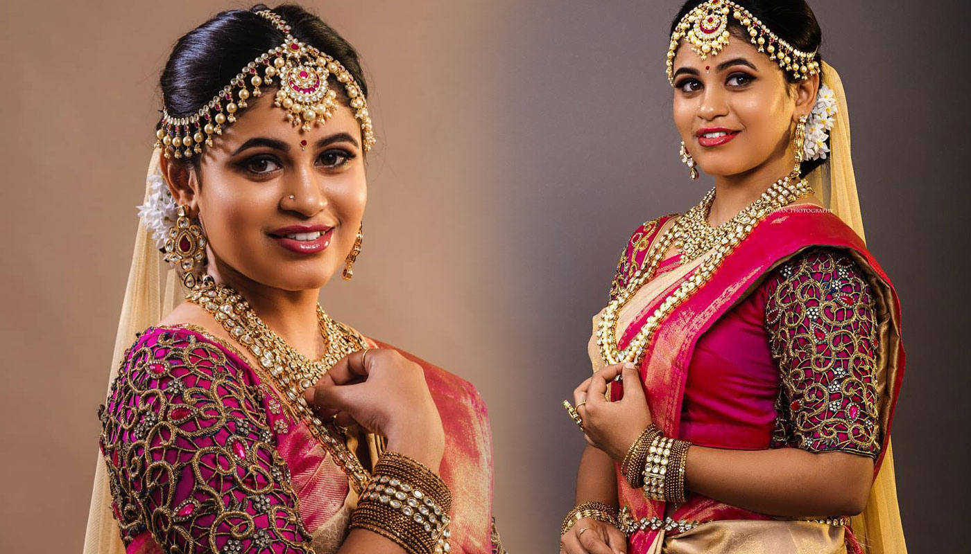 Pujitha Devaraju bridal photoshoot stills