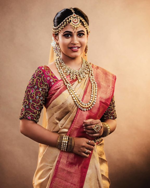 Pujitha Devaraju bridal photoshoot stills by Padmanaban Photography