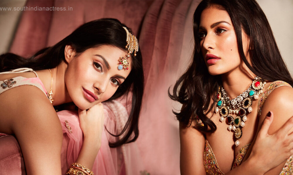 Amyra Dastur in lehenga stills from “The Magazine”