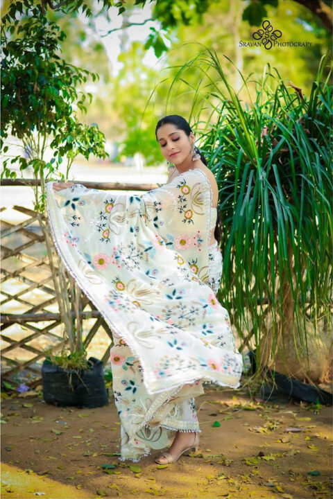 Rashmi Gautam in saree photos