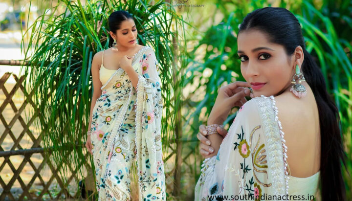 Rashmi Gautam in saree photos