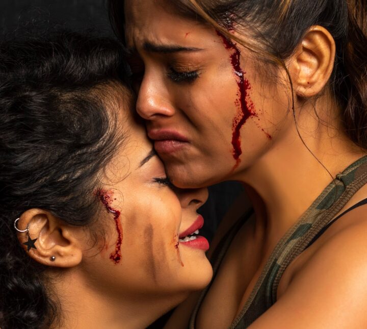 Naina Ganguly and Apsara Rani hot lesbian photos from RGVs Dangerous