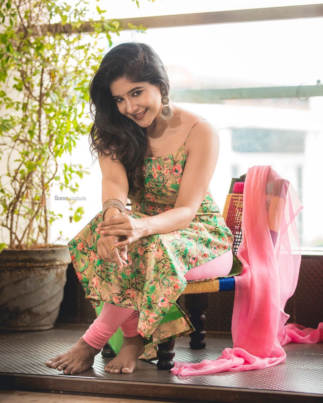 Sakshi Agarwal In Ethnic Style Photoshoot Stills South Indian Actress