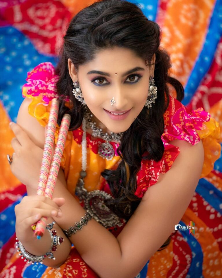 Nishvika Naidu In Navratri Garba Dress For Dandiya Raas