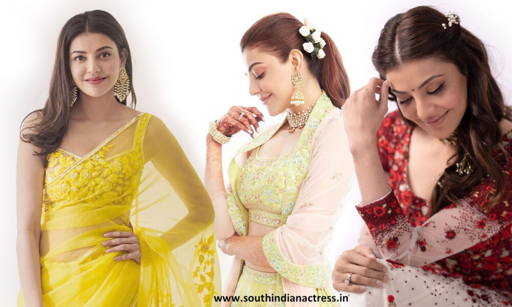 Kajal Aggarwal pre-wedding costume photoshoot stills