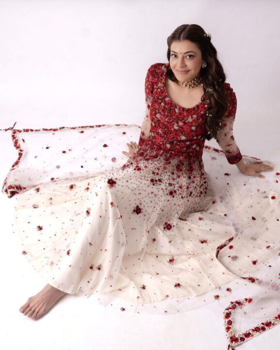 Kajal Aggarwal pre-wedding costume photoshoot stills