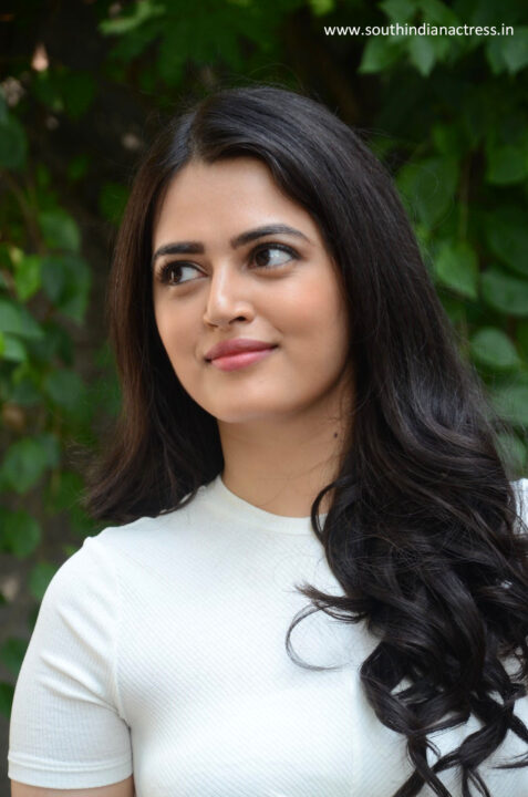 Actress Lovely Singh stills at launch of Gaali Sampath movie