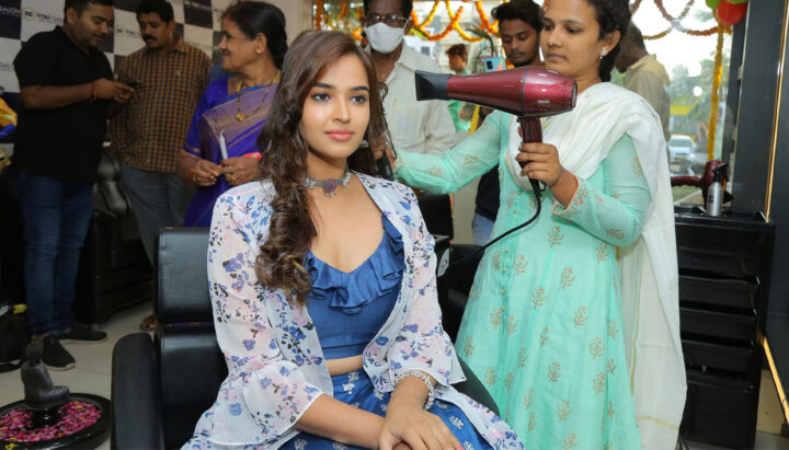 Pujitha Ponnada Inaugurates BeYou Salon at Bhimavaram