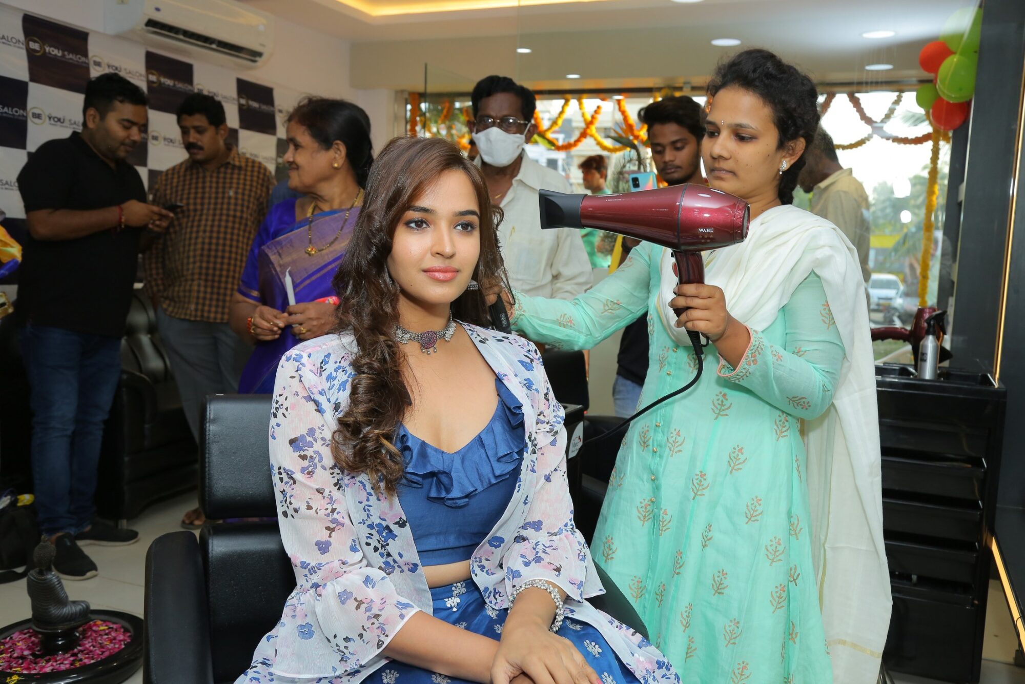 Pujitha Ponnada Inaugurates BeYou Salon at Bhimavaram