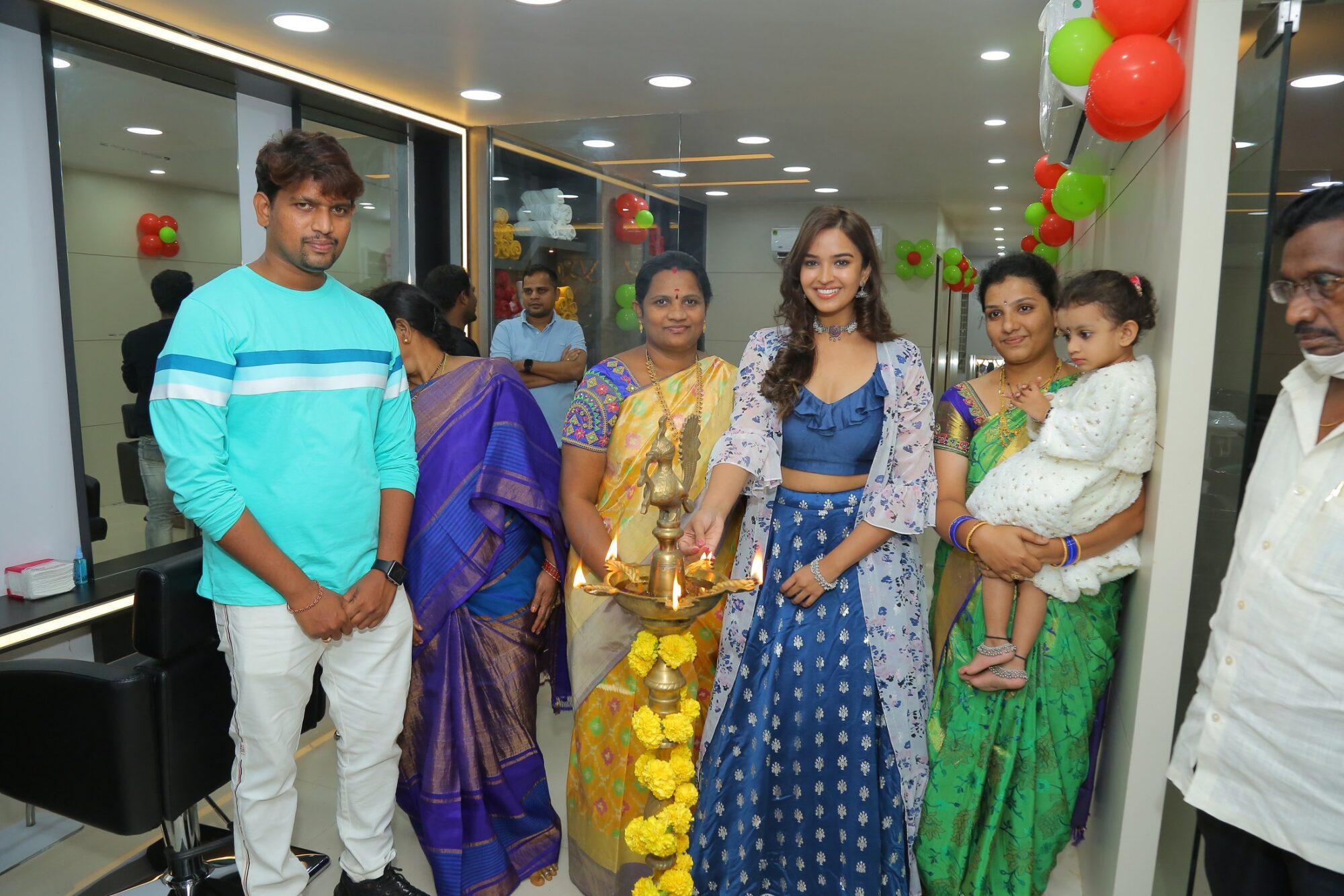 Pujitha Ponnada Inaugurates BeYou Salon at Bhimavaram