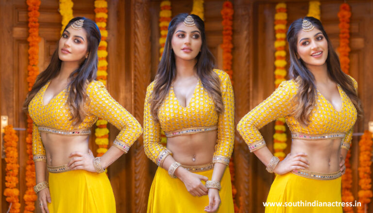 ashika Aannand Diwali stills in lehenga