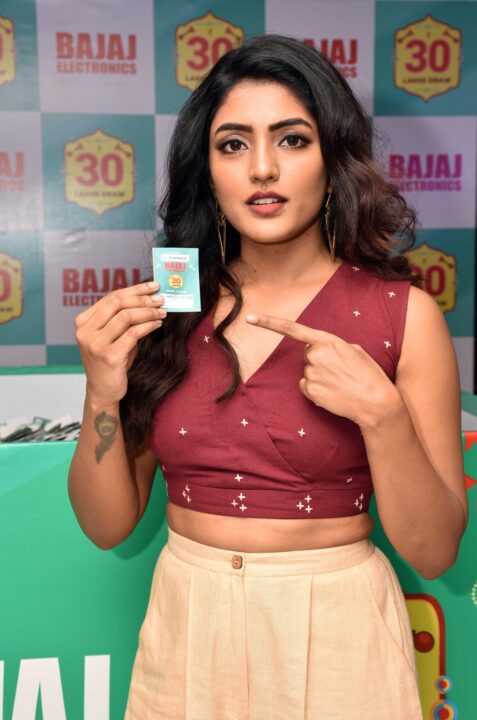 Eesha Rebba at Bajaj Electronics lucky draw