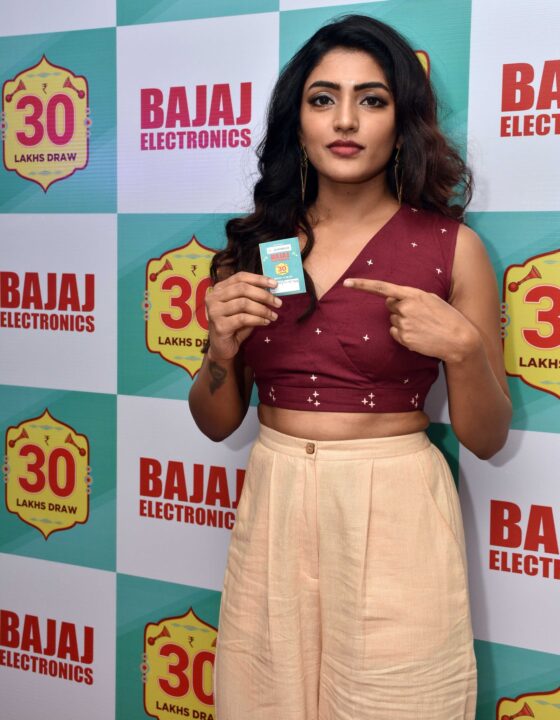 Eesha Rebba at Bajaj Electronics lucky draw