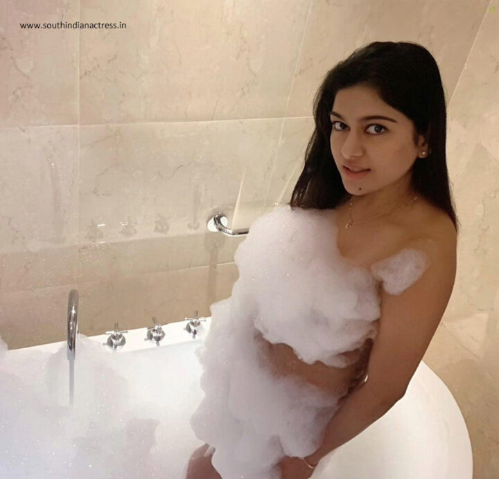 Akshatha Srinivas hot bubble bath photos