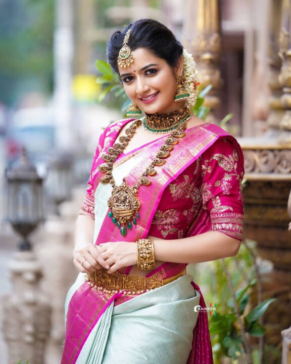 Ashika Ranganath in bridal wear photoshoot stills - South Indian Actress