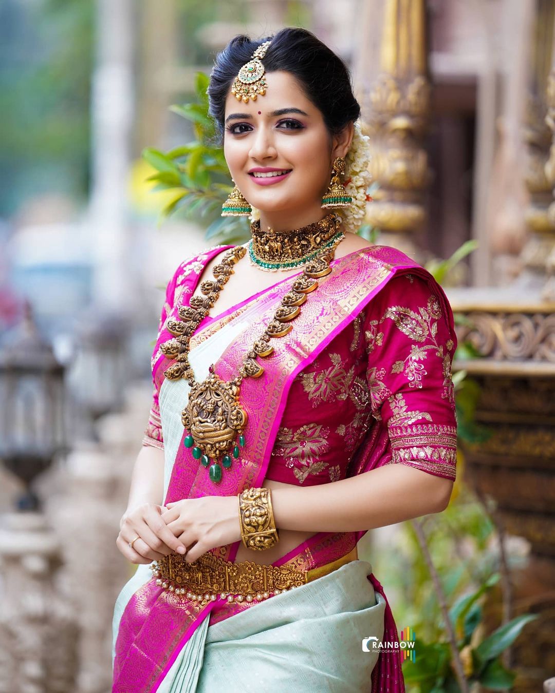 Ashika Ranganath in bridal wear photoshoot stills - South Indian Actress