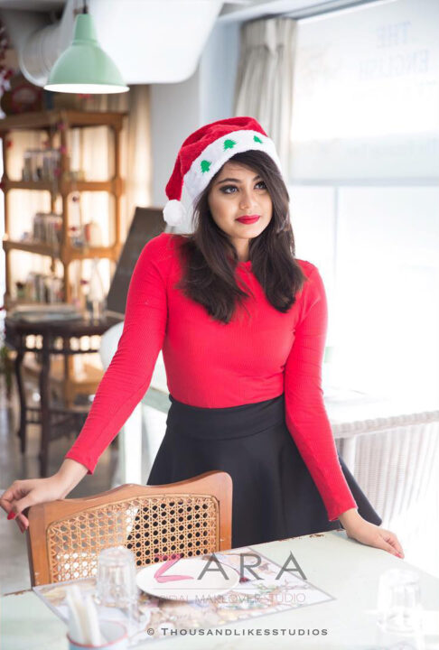 Monica Chinnakotla as Christmas girl stills