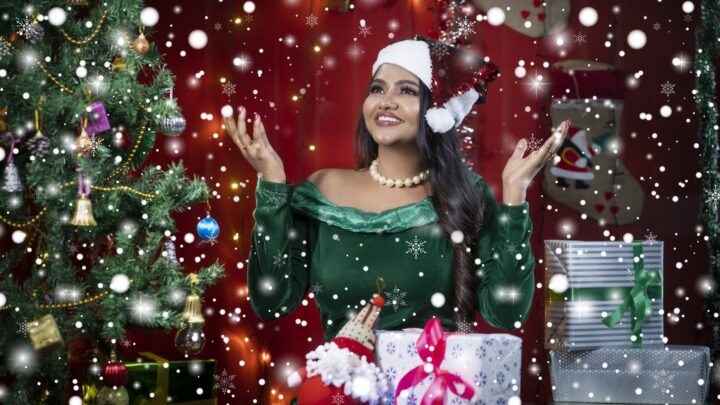 Shalu Shamu Christmas photoshoot stills