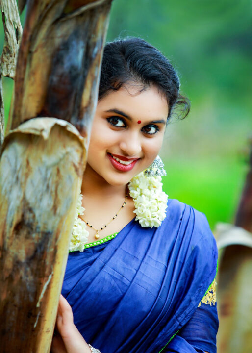 Diya Rose in traditional Kerala wear outfit