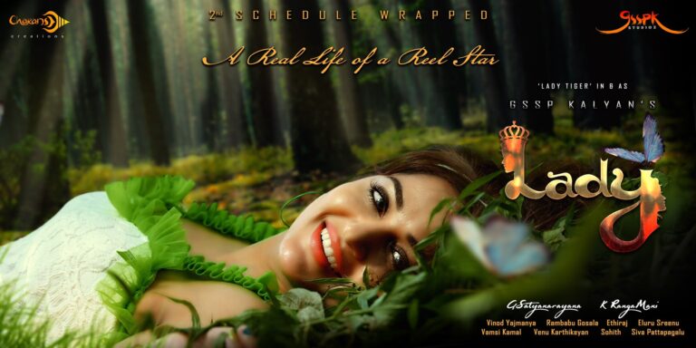 Madhavi Latha starring movie Lady poster