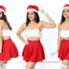 Malvika Sharma hot stills in christmas dress