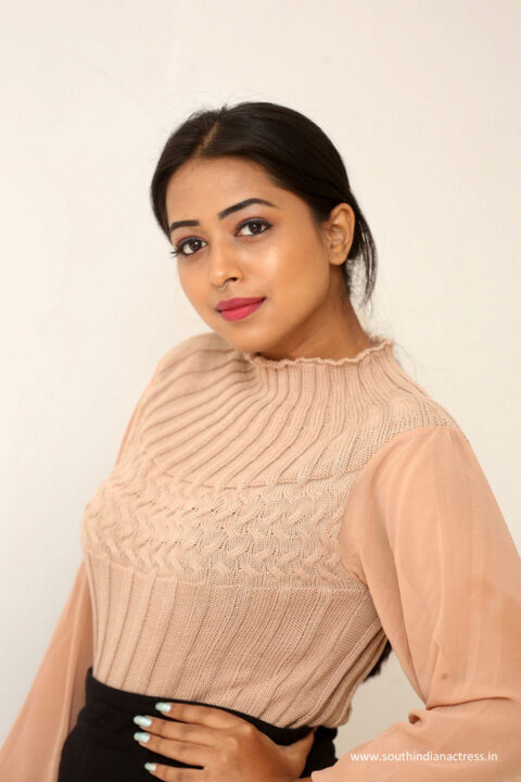 Rittika Chakraborthy at Bomma Adirindi-Dimma Thirigindi Press Meet