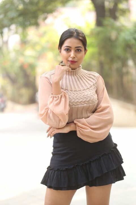 Rittika Chakraborthy at Bomma Adirindi-Dimma Thirigindi Press Meet